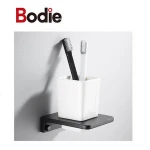 Wenzhou Manufacturer Square Black Aluminum Liquid  Soap Dispenser