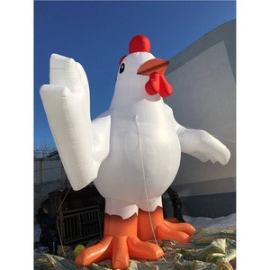 Plastic Inflatable Chicken Buy White Customized Model 6m High Large Inflatable Chicken For Shop ...