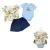 Import Wholesale 100% Cotton 3pcs  Bodysuits Baby Suit Pants Newborn Suit Wear Baby romper  Clothes from China