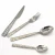 Import Wholesale Accept customization dinnerware cutlery set reusable 4pcs luxury fork spoon knife set from China