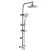 Import Wholesale bathroom accessories handheld rain shower faucet set mixers from China