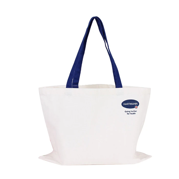 wholesale Canvas material carry tote bag cheap  popular canvas bags with custom printed logo