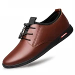 wholesale cheap waterproof driving lace up  Loafer man shoes casual custom wangdu   leather shoes formal