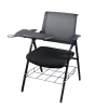 Wholesale Classroom Meeting Room Furniture Pp Plastic Training Chair With Writing Board