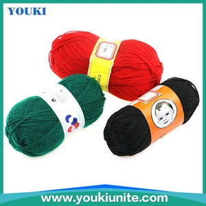 Wholesale crochet yarn cotton /acrylic/Polyester knitting yarn Hand knitting yarn