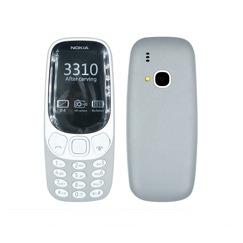 Wholesale Custom GSM Phone Nokia 3310 2G Dual SIM Keypad Mobile Phones