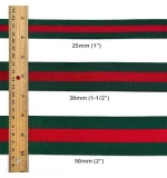 Wholesale custom logo jacquard colorful pattern nylon strap 1" 1.5" 3/4" different size webbing with high quality