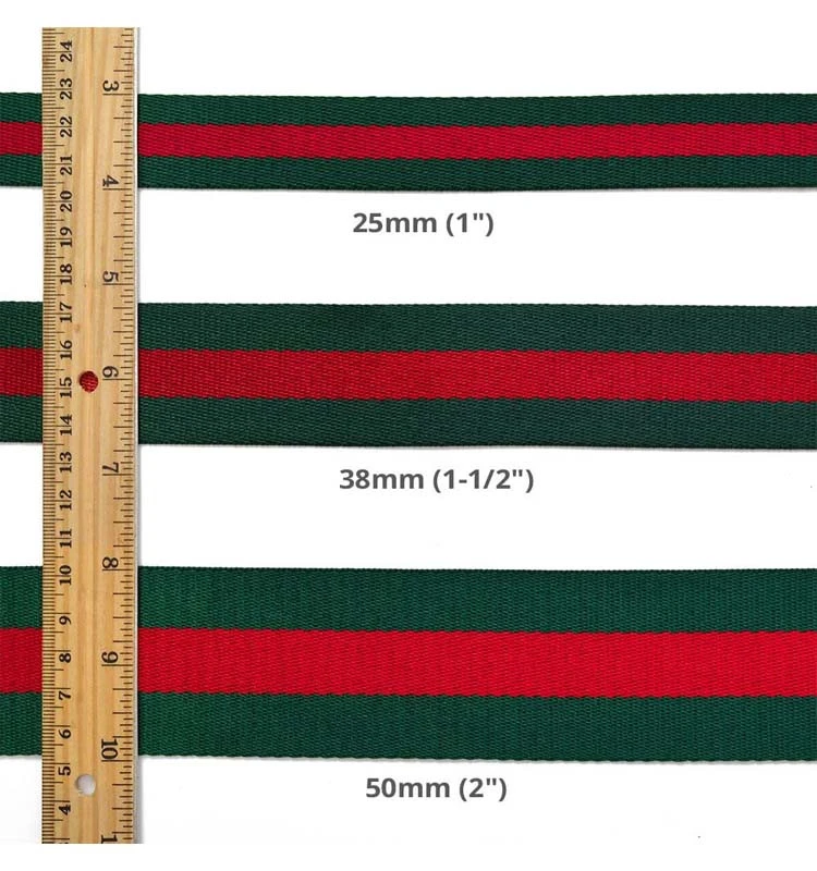 Wholesale custom logo jacquard colorful pattern nylon strap 1&quot; 1.5&quot; 3/4&quot; different size webbing with high quality