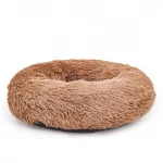Wholesale Custom Modern Fluffy Dog House Sleeping Sofa Bed Round Luxury Plush Pet Dog Bed