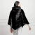 Import wholesale factory price 2021 fashion fur cape ladies mink fur poncho from China