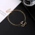 Import Wholesale gold initial anklet summer beach 26 letters sterling silver anklet 18k gold jewelry from China