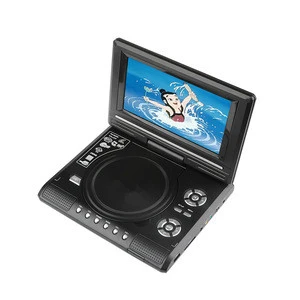 Wholesale High Quality 7 inch Portable Car DVD Player FM TV VCD Player With Swivel Screen
