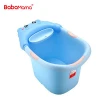 Wholesale HIPPO Shape Deep plastic bath barrel bath bucket large children bath tub suitable for 1-12 years old newborn swimming