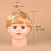 Wholesale kids short mannequins for wig and hat children baby model mannequin head