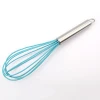 Wholesale kitchen tool 8/10/12 inch silicone egg beater stainless steel