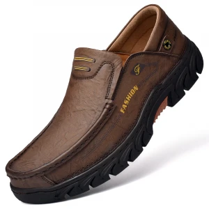Wholesale mens leather matte cowhide leather shoes