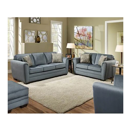 Wholesale modern living room house furnitures half moon leather couch sofa set design furniture