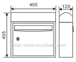 Wholesale Outdoor Stainless Steel Letter Box Mailbox Post