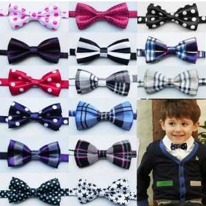 Wholesale Popular Colorful Dog Bow Tie children Baby Bow Tie