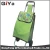 Import Wholesale Promotional Printed Wheeled Foldable Shopping Trolley Bags Grocery Vegetable Supermarket Shopping Cart from China