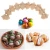 Import wholesale round natural wood beads 6mm 8mm 10mm 20mm 30mm 40mm ect from China