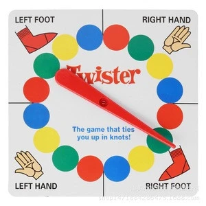 Wholesale twister game color box  162*118cm custom twister game and twister board game