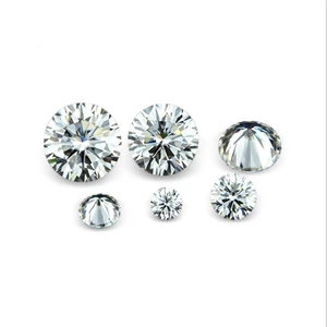 Wholesales 0.1ct-1-2-3-4 carat moissanite D color vvs1 white round stone loose diamond moissanite