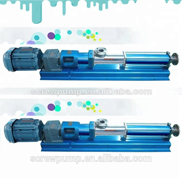 Widely application screw type feeding pump for filter press used feeding pump