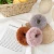 Import Winter fashion women elastic hair bands soft faux fake imitation fur scrunchies hair ties for girls from China