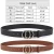 Import Women fashion Belts for Jeans with Fashion Double O-Ring Buckle and Faux Leather for woman from China