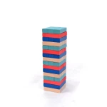 Wooden Blocks Stacking Game Travel Size For Kids and Family