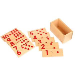 Wooden Early Education Math Game Puzzles Montessori Toys For Kids