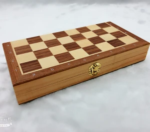 wooden magnetic chess games set patchwork board game custom portable travel chess tournament set
