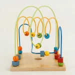 Wooden toys  children's beaded learning rack early education toys wholesale