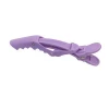 Yip Sing Strong Spring Hair Styling Lilac Plastic 4.5 Inches Section Gator Clips