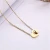Import Yiwu Aceon Stainless Steel fine fashionable jewelry Minimal heart disc charm pendant from China
