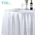 Import YRF Wholesale Linens Round Rose Gold Tablecloth Table Overlay Table Cover Wedding Table Cloths Round from China