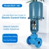 ZDLP-16C Cast Steel Electric Single seat Control Valve Electric Proportional Automatic Temperature Control Valve