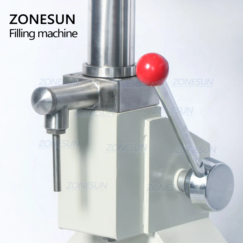 ZONESUN A03 Hand Operated Filling Machine Manual Cosmetic Paste Sausage Cream Liquid Filling Supply