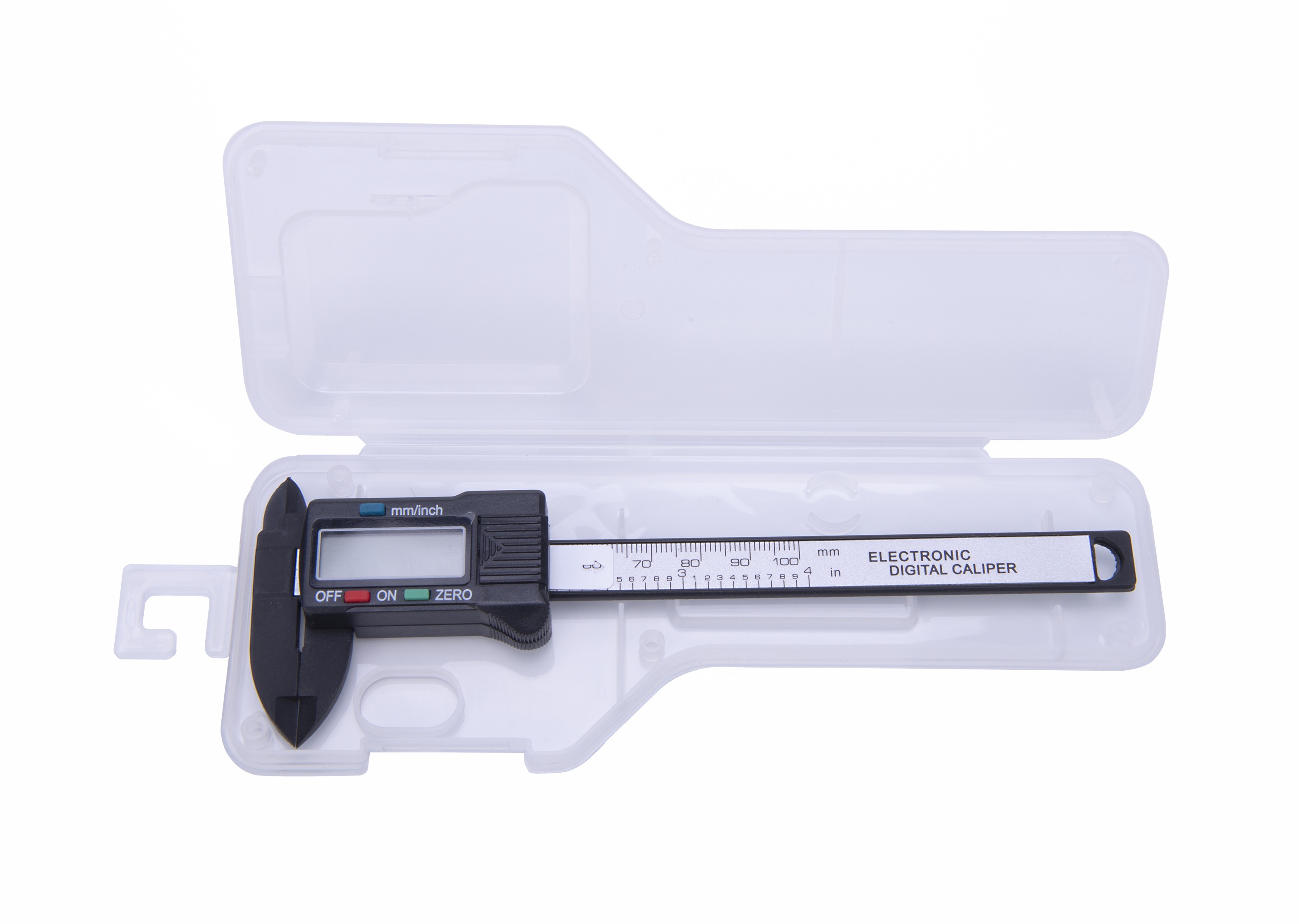 0-100mm Carbon Fiber Electronic Digital LCD Vernier Caliper Gauge Micrometer