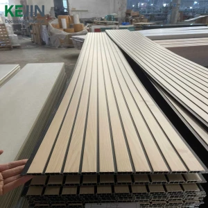 High Quality PVC Fluted Ceiling Wall Panel Modern Artistic Ceilings Living Room