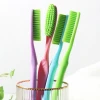 King Head Deep Clean Toothbrush with Herb Infused Medium Bristles for Cleaner, Whiter Teeth and Fresher Breath, Large Ergonomic Head for Proper Dental Care