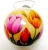 Import China hand painted glass Christmas baubles hand painted bauble from China