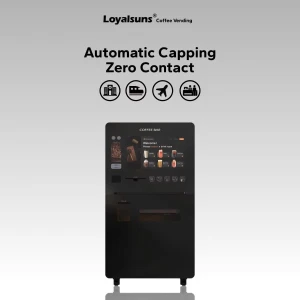Commercial Bean-to-Cup Coffee Vending Machine - Freshly Ground Coffee for High-Traffic Areas  24H Self-Service