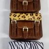 Multipocket travelling, office bag, Jaguar, cheetah, leopard, zebra, cow printed