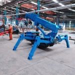 Crawler spider crane Small indoor folding crane retractable spider crane