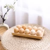 Beech wood egg tray in original wood colour