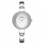 POLISHED SILVER FINISH STAINLESS STEEL WOMEN'S WATCH MANUFACTURER