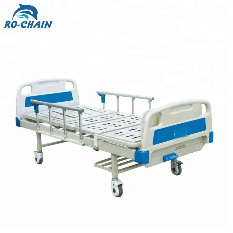 One function manual different types of foldable adjustable healthcare semi-flower hospital patient bed parts