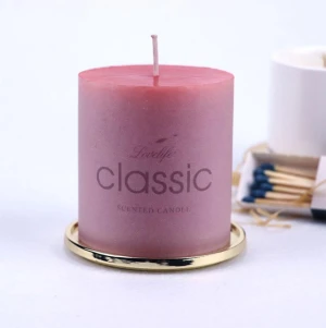 Bulk Wholesale High Quality Paraffin Wax Large Rustic Unscented Pillar Candle